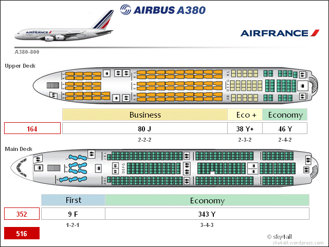 AF A380 Cabin