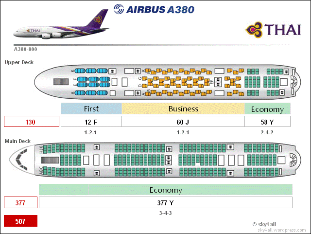 TG A380 Cabin